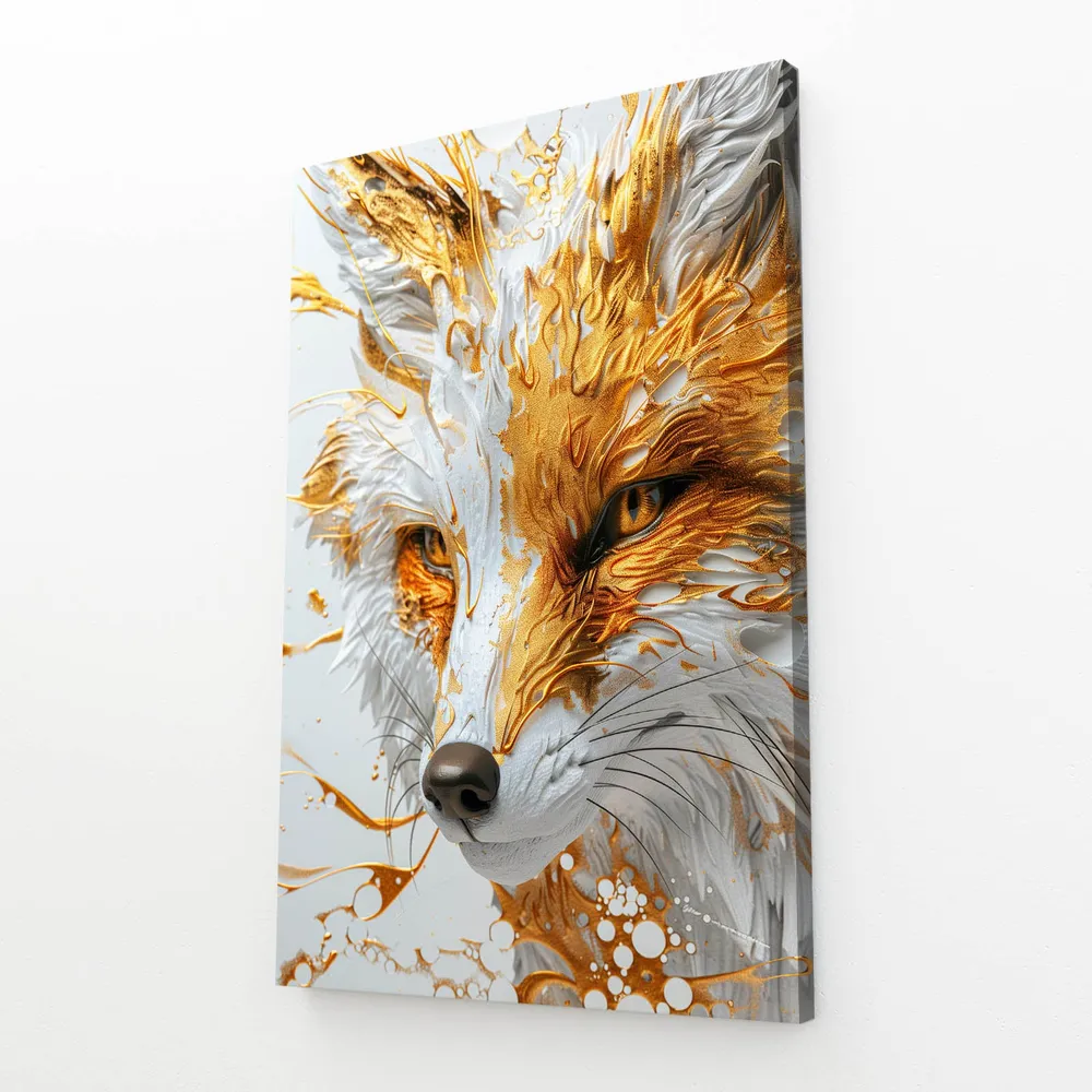 Renard Flamboyant Tableau Renard MusaArtGallery
