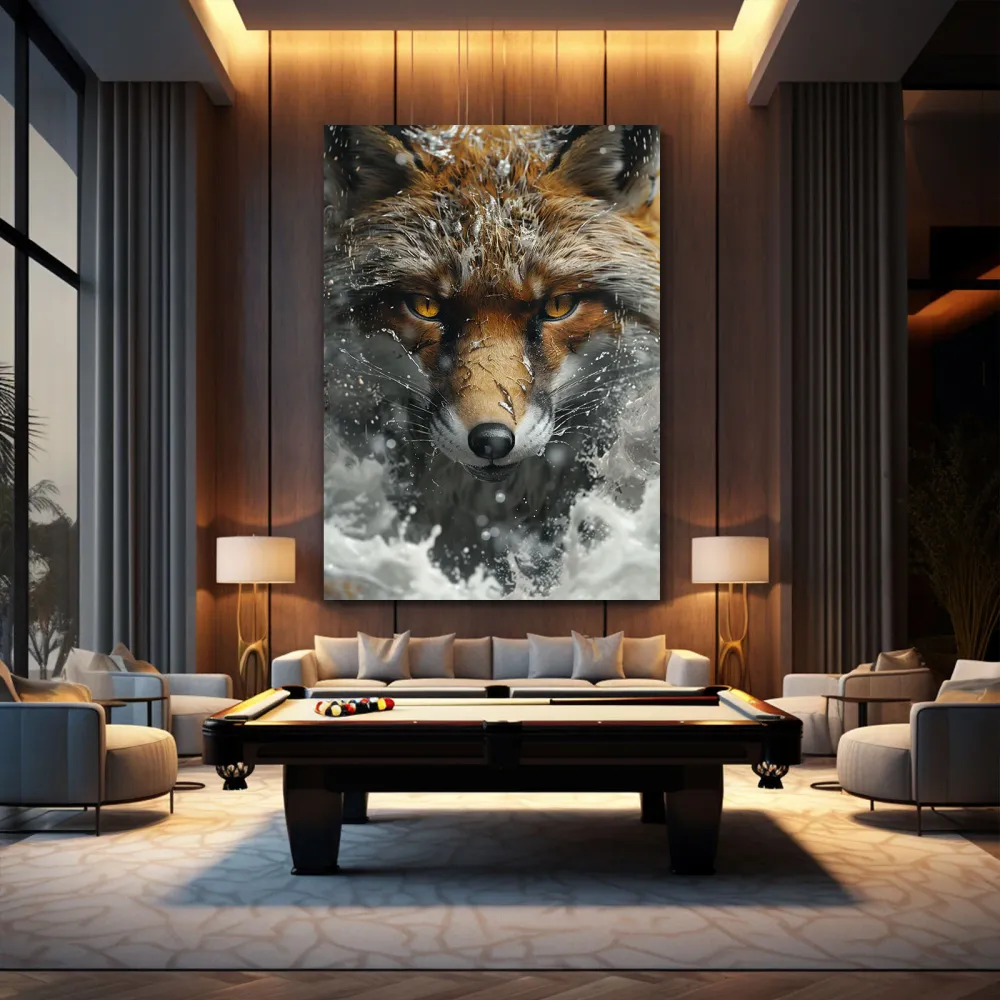 Renard Sauvage Tableau Renard MusaArtGallery