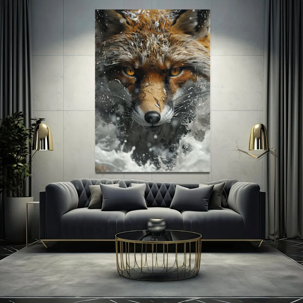 Renard Sauvage Tableau Renard MusaArtGallery