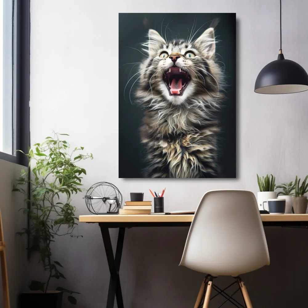 Sauvage Tableau Chat MusaArtGallery