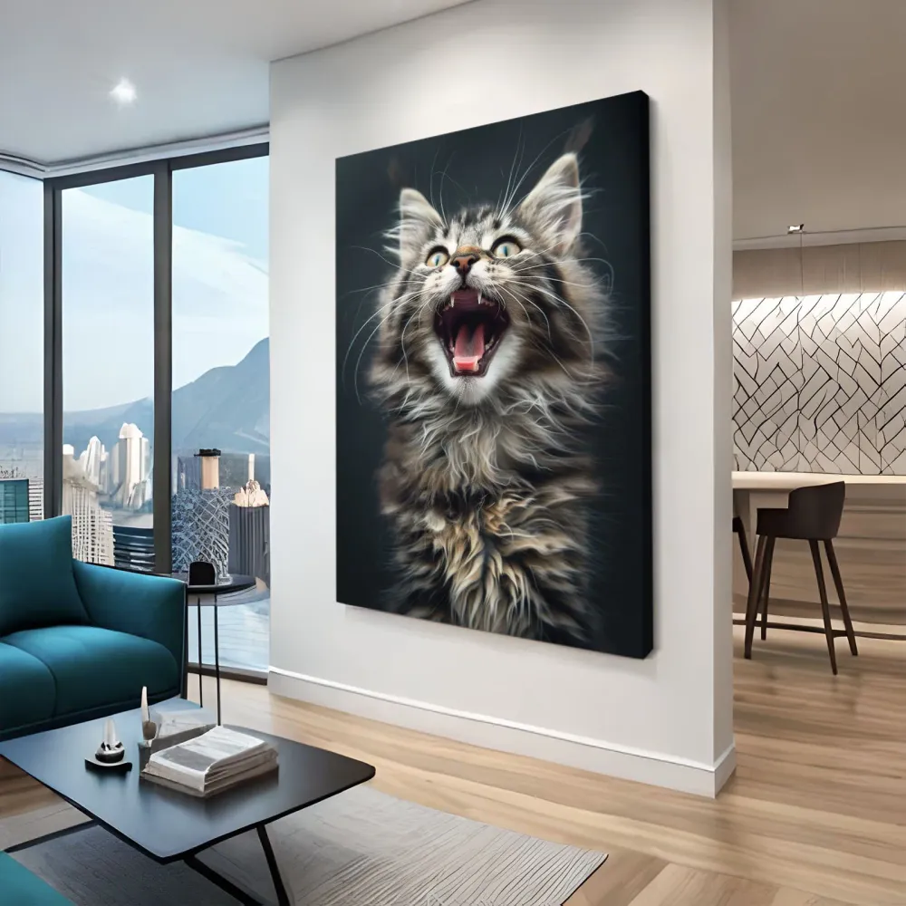 Sauvage Tableau Chat MusaArtGallery