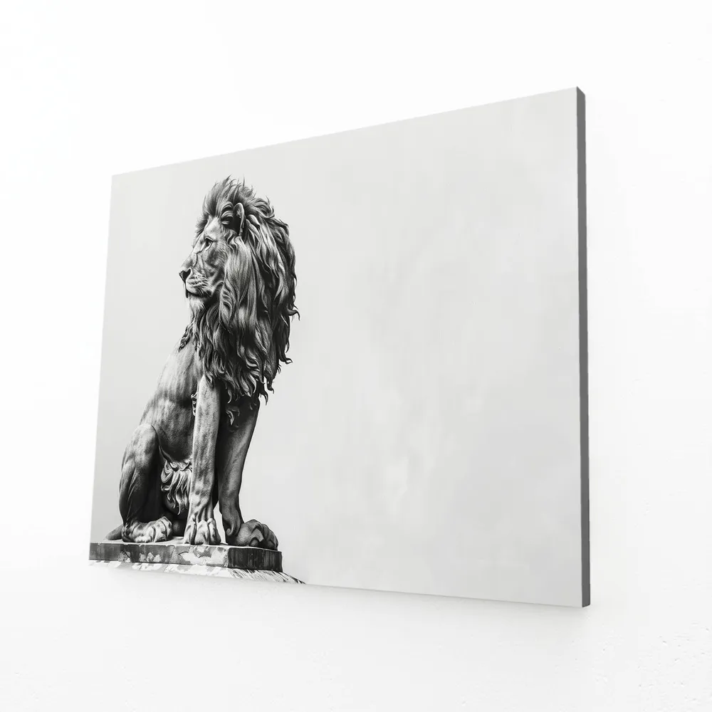 Statue Royale Tableau Lion MusaArtGallery