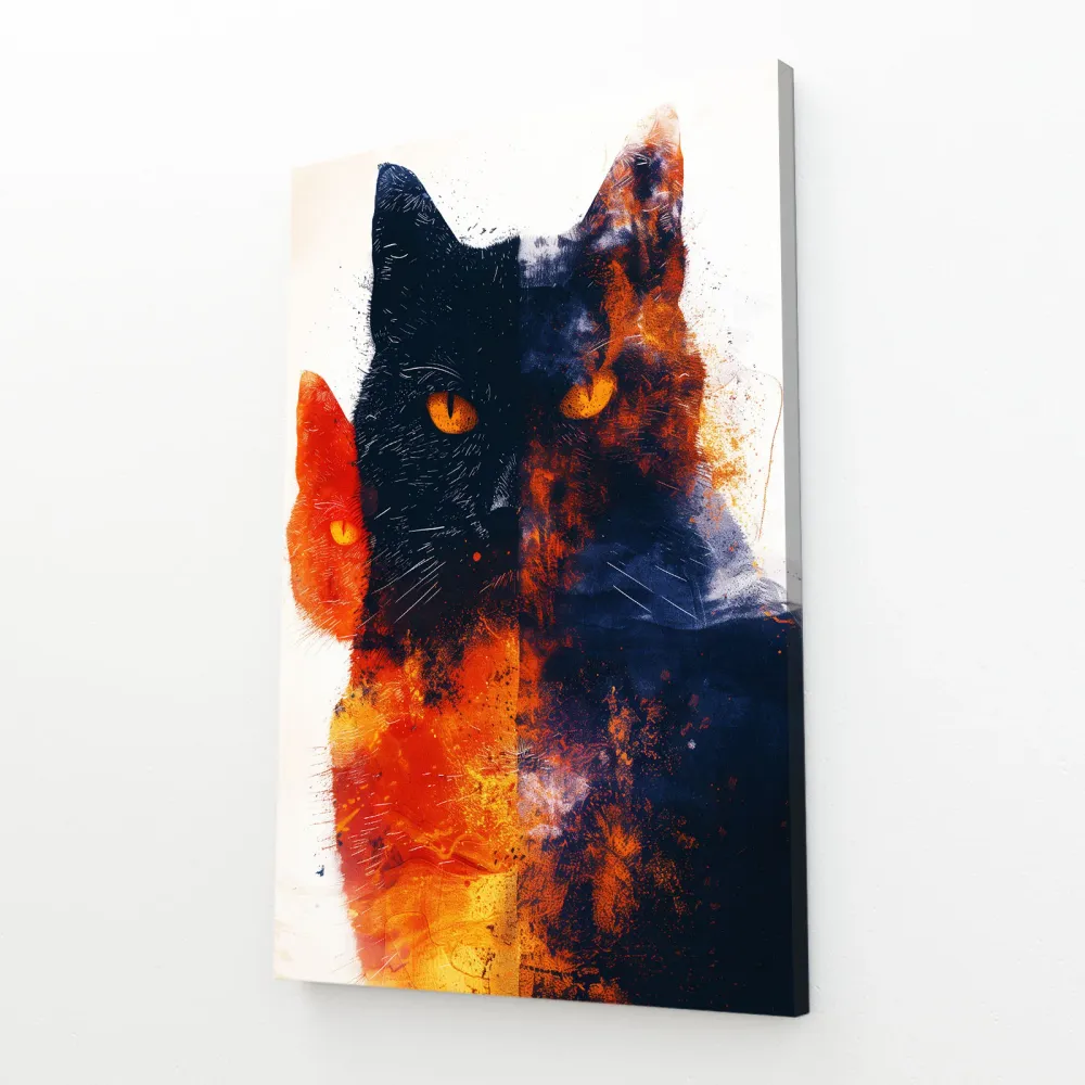 Surréaliste Tableau Chat MusaArtGallery