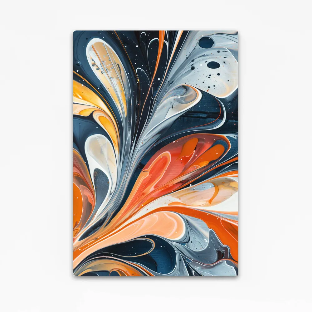 Tableau Abstrait Flamme Céleste MusaArtGallery