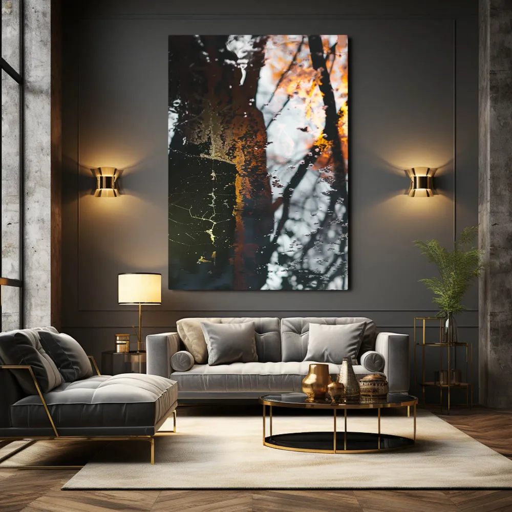 Tableau Abstrait Reflet Mystique MusaArtGallery