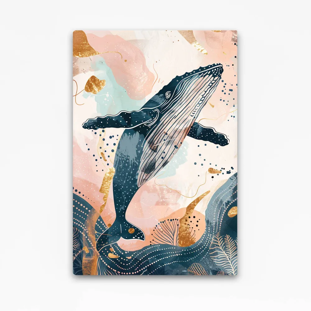 Tableau Baleine Abstraite MusaArtGallery