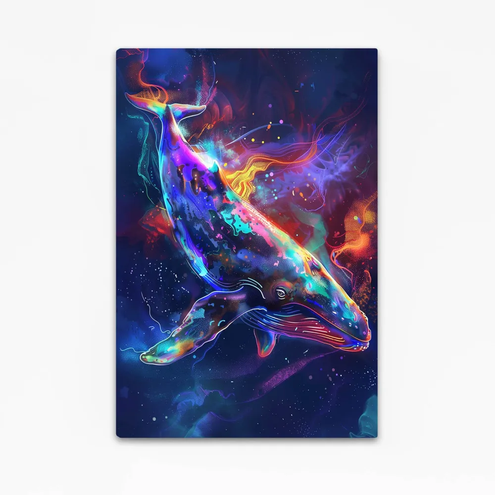 Tableau Baleine Éclat Cosmique MusaArtGallery