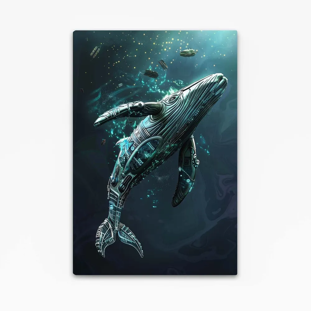 Tableau Baleine Futuriste MusaArtGallery