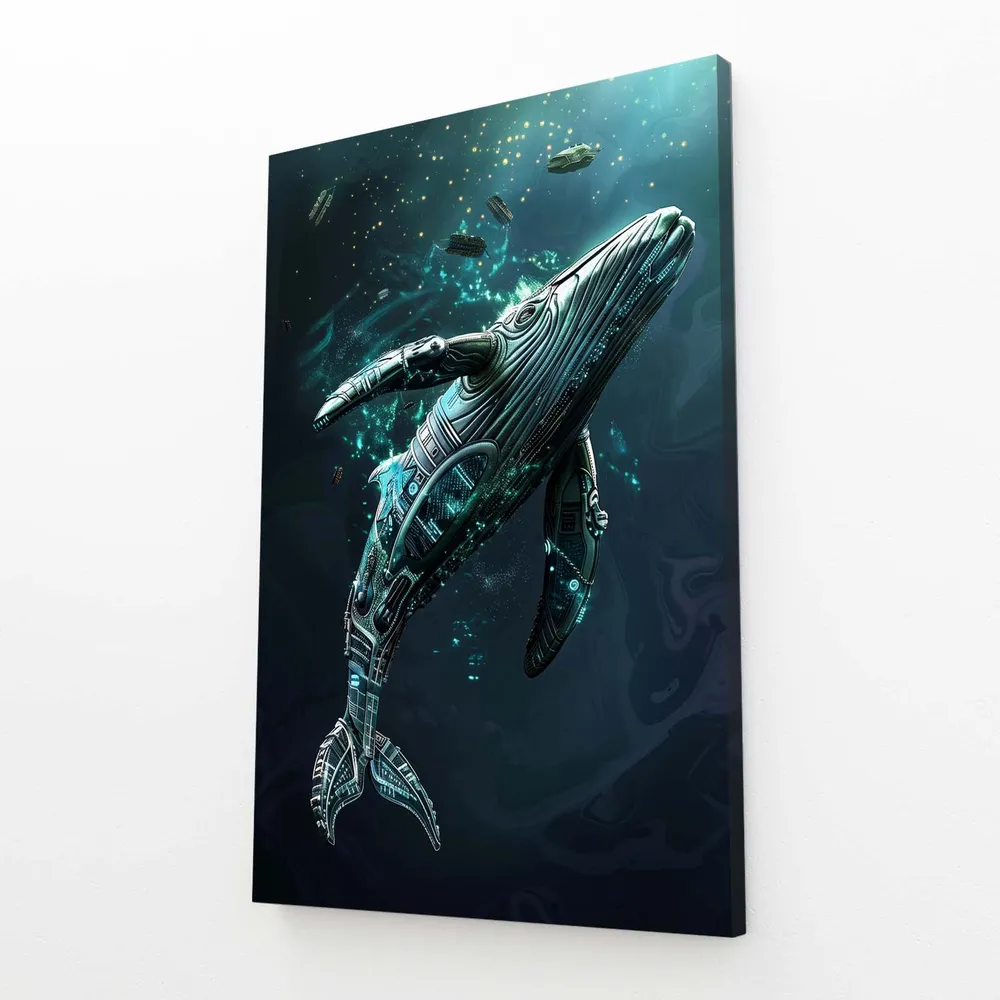 Tableau Baleine Futuriste MusaArtGallery
