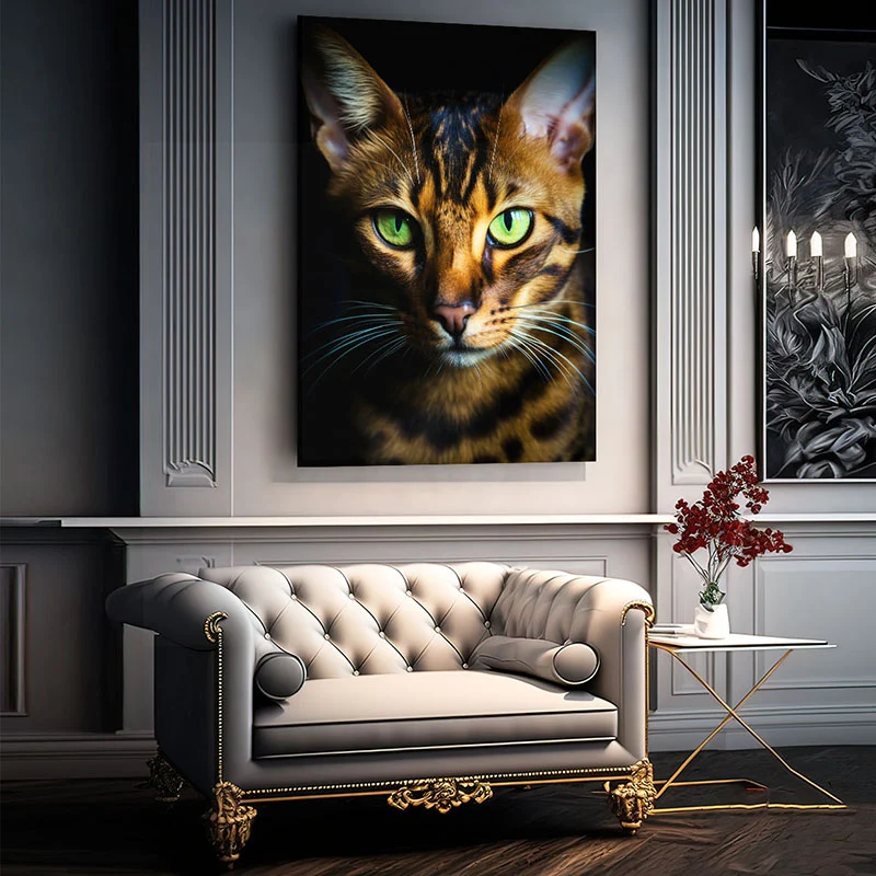 Tableau Chat Bengale MusaArtGallery