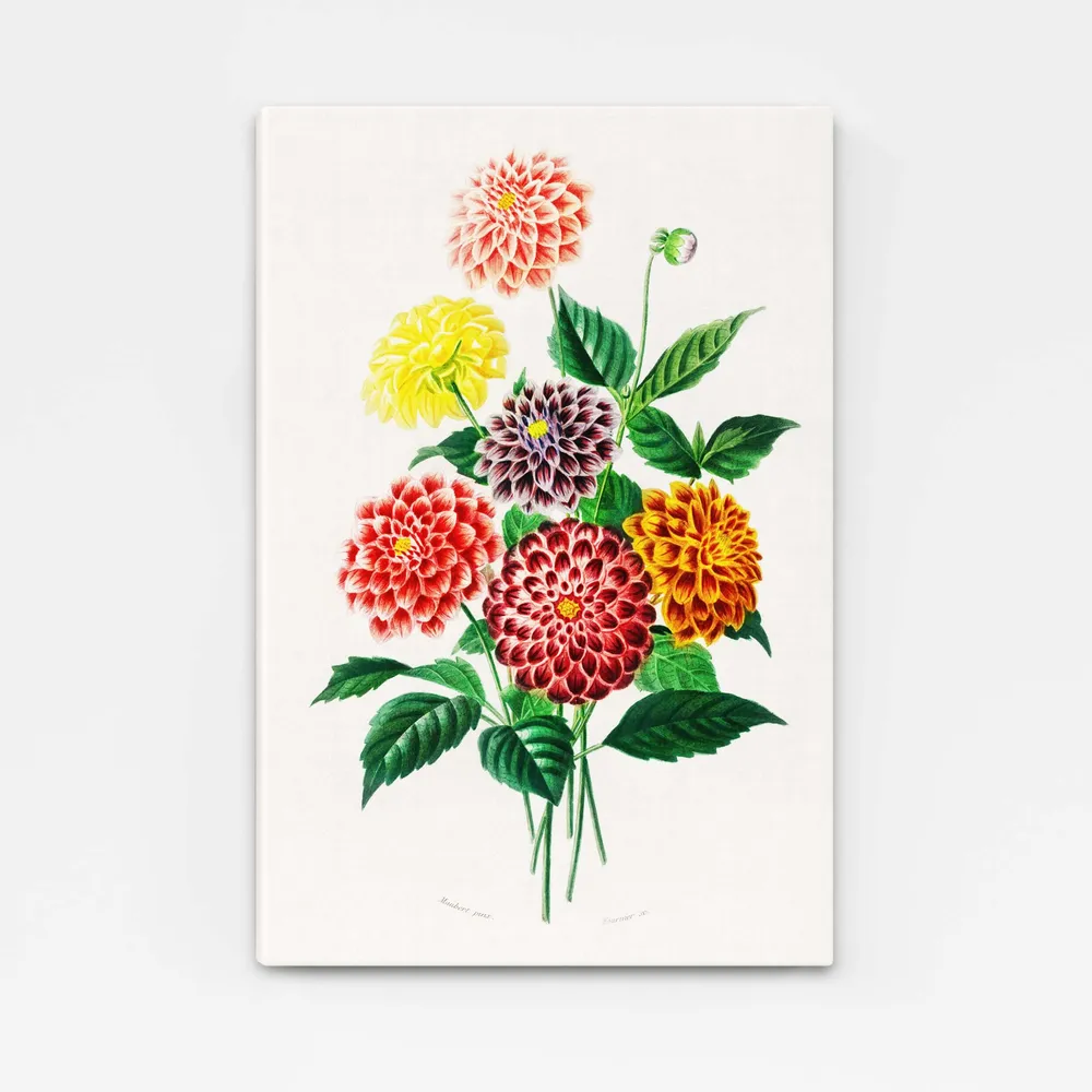 Tableau Fleurs Vintage MusaArtGallery