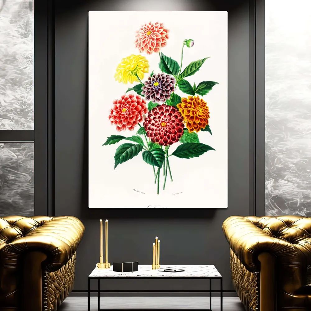 Tableau Fleurs Vintage MusaArtGallery