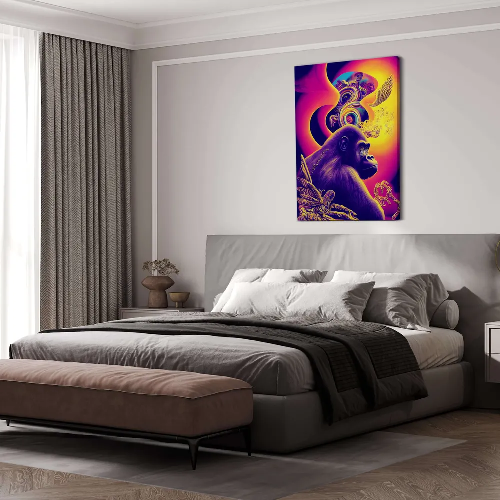 Tableau Gorille Pop Art MusaArtGallery