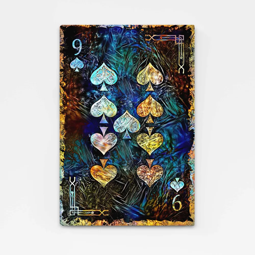 Tableau Neuf de Pique MusaArtGallery