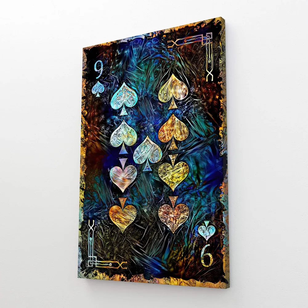 Tableau Neuf de Pique MusaArtGallery