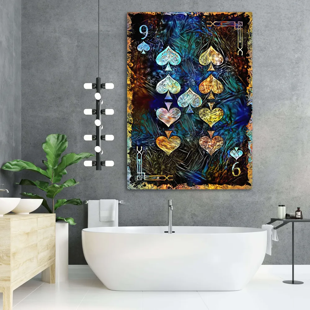 Tableau Neuf de Pique MusaArtGallery