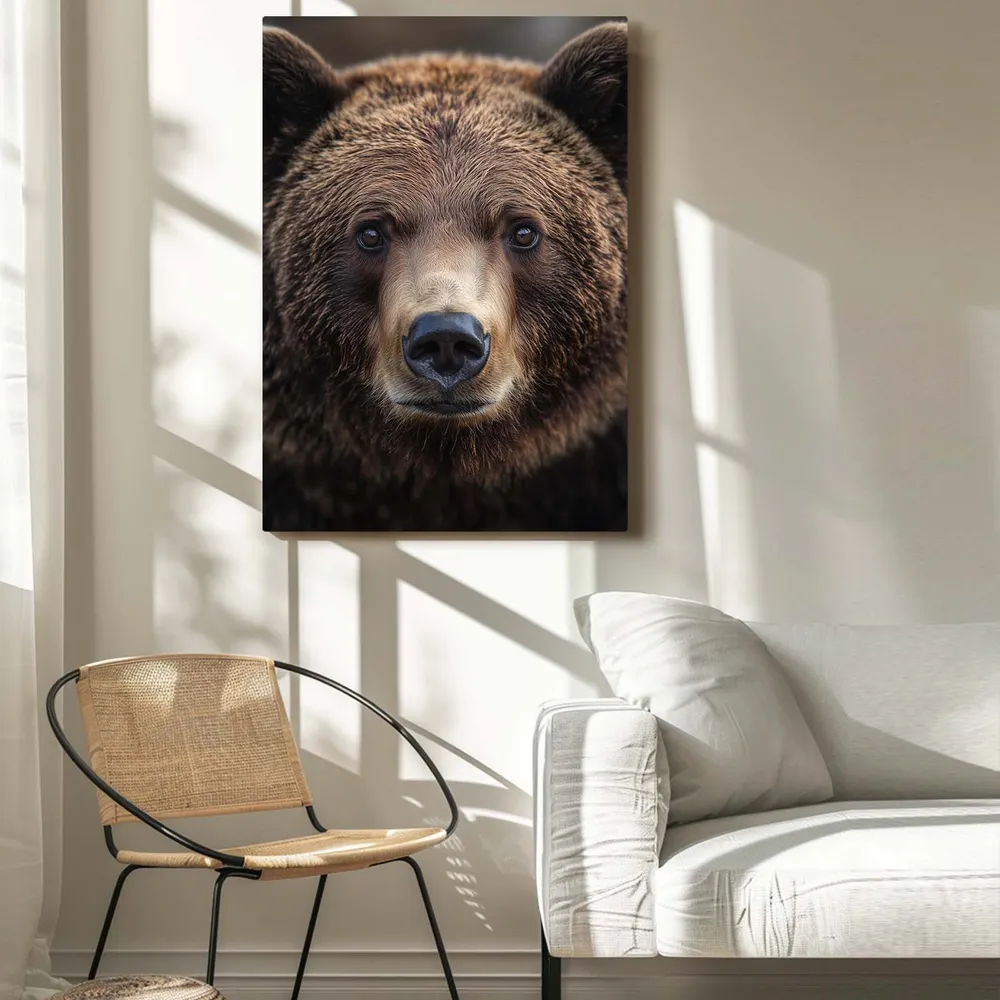 Tableau Ours Tete MusaArtGallery