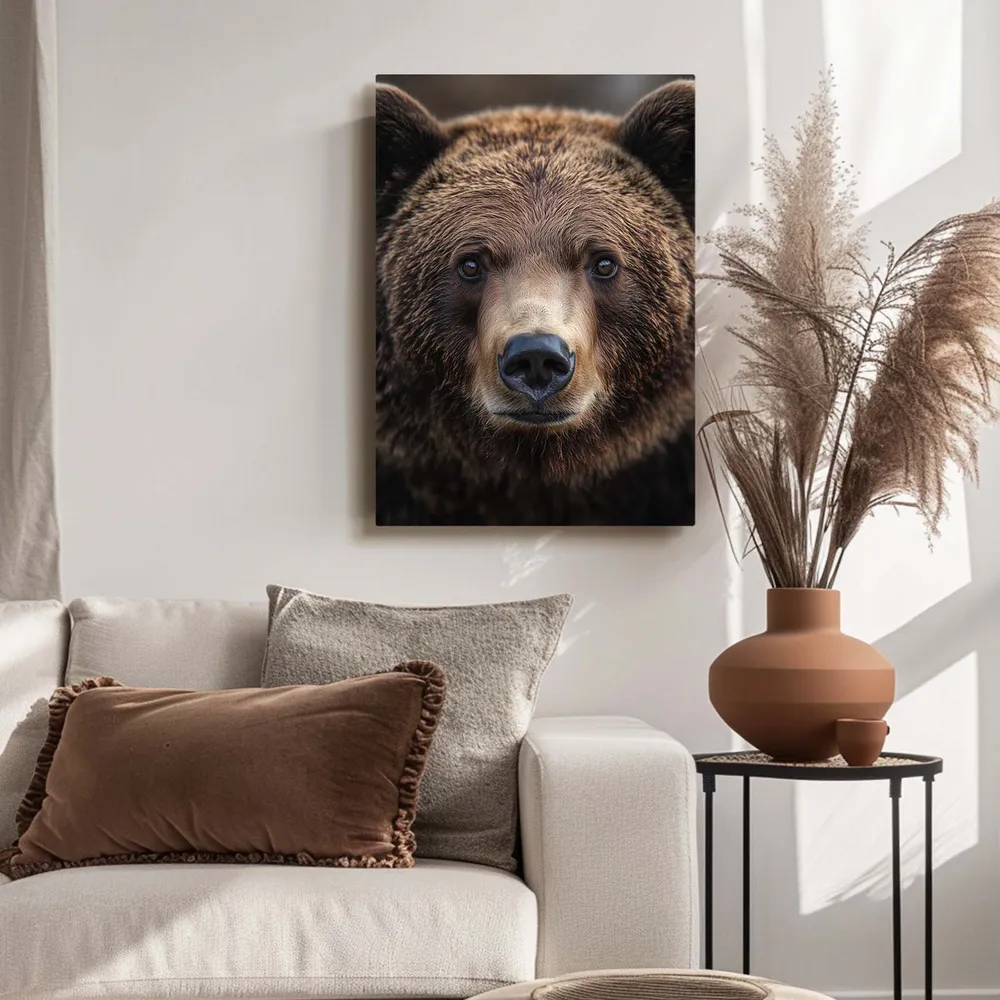 Tableau Ours Tete MusaArtGallery