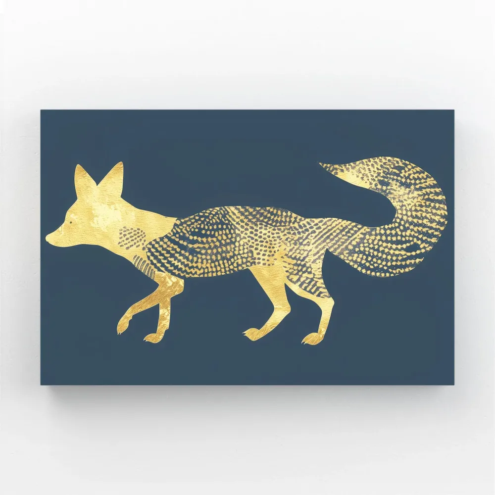 Tableau Renard Orné MusaArtGallery