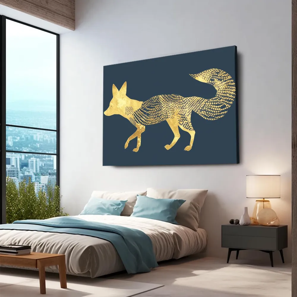 Tableau Renard Orné MusaArtGallery