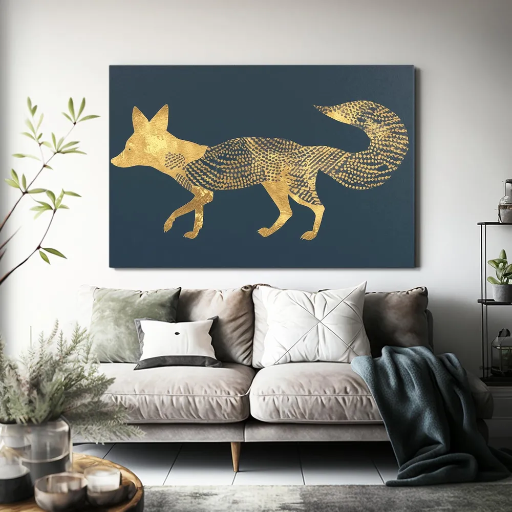 Tableau Renard Orné MusaArtGallery