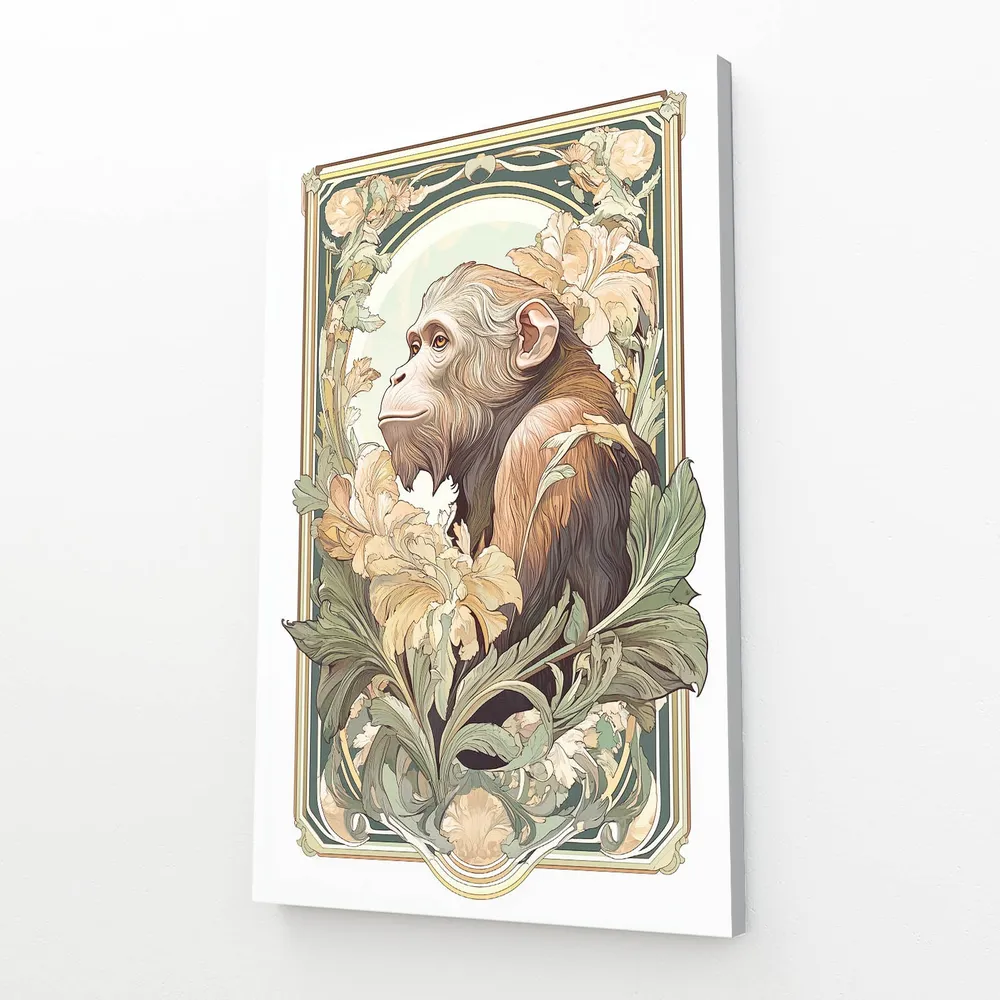 Tableau Singe Vintage MusaArtGallery