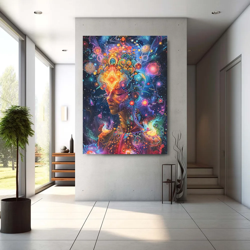 Vision Céleste Tableau Trippant MusaArtGallery