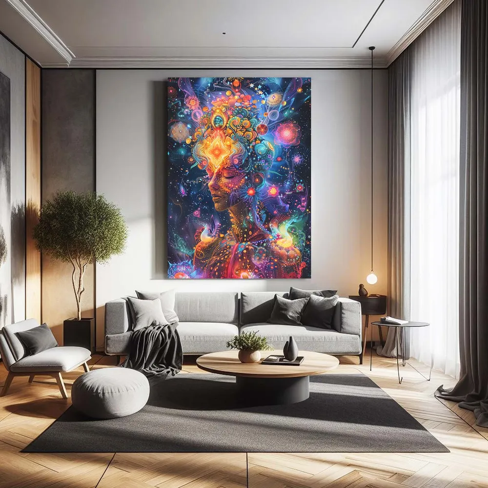 Vision Céleste Tableau Trippant MusaArtGallery