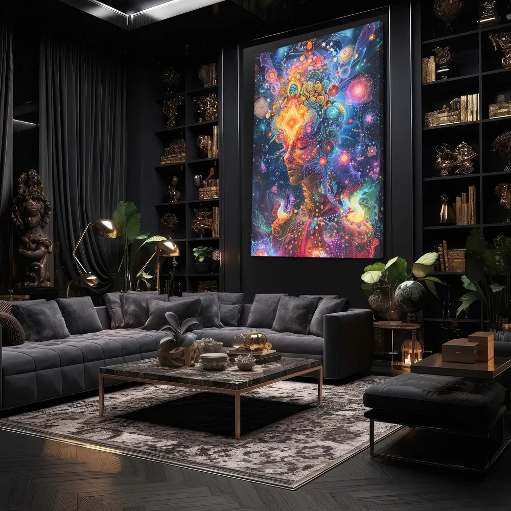 Vision Céleste Tableau Trippant MusaArtGallery