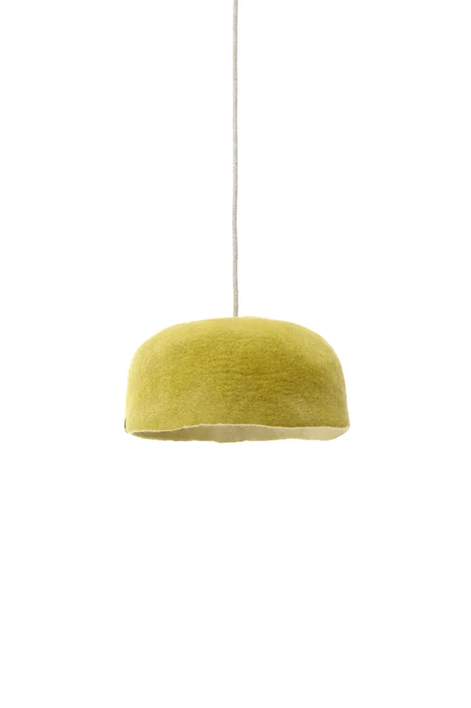 Abat-Jour Yourte - Chartreuse - Naturel MUSKHANE