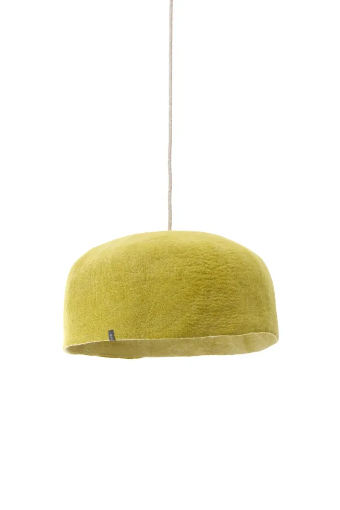 Abat-Jour Yourte - Chartreuse - Naturel MUSKHANE