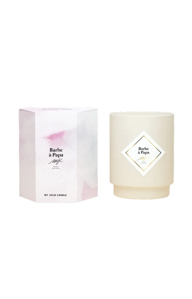 Bougie parfumée - Barbe à Papa - Bracelet Argent acier inoxydable - 180 g My Jolie Candle
