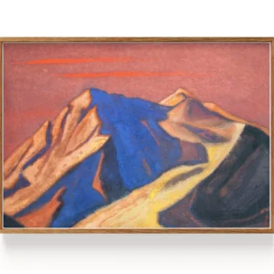 Himalaya (Le sommet dans le coucher de soleil flamboyant) (1946) My Store