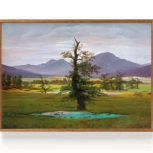 Paysage de village à la lumière du matin (1822) My Store