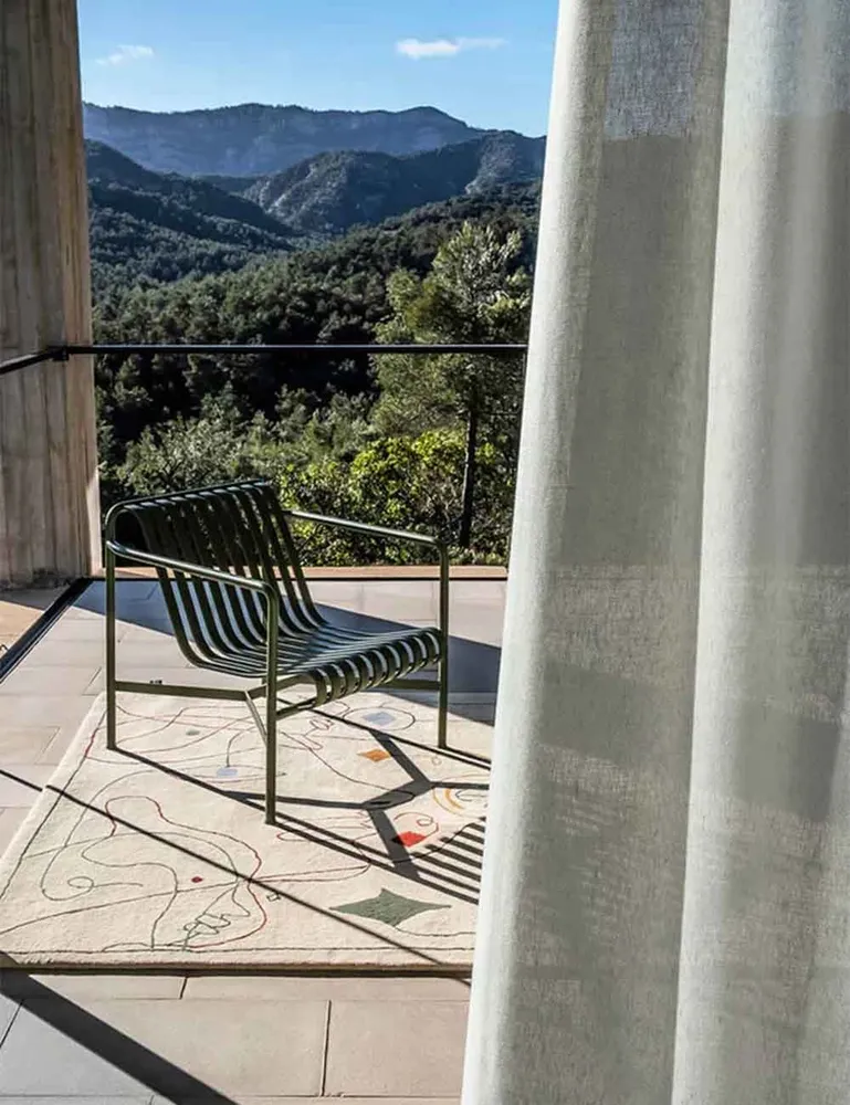 tapis d'extérieur silhouette nanimarquina