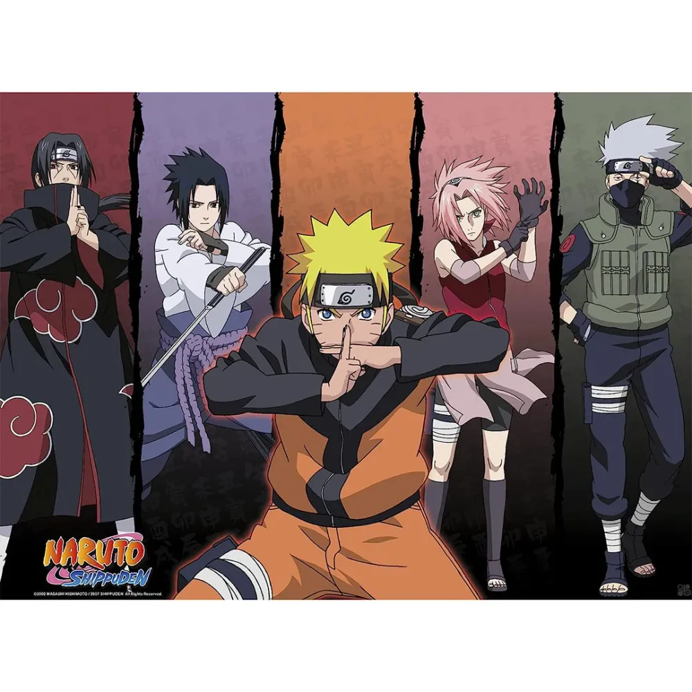 Naruto Shippuden - Poster - Groupe Shinobis