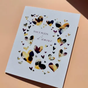 Cartes de vœux - Tout plein d’amour Nature Ephemere