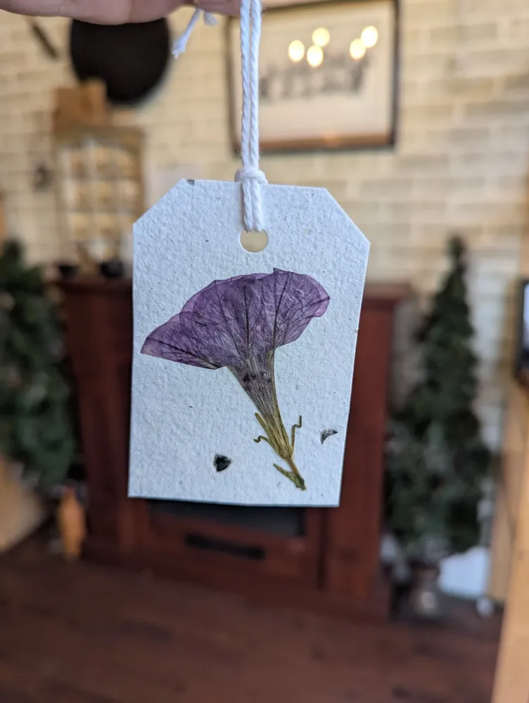 Étiquette Cadeau Botanique Nature Éphémère