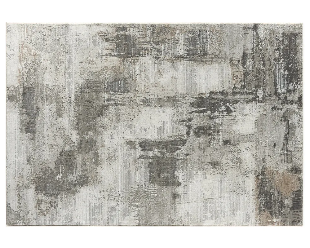 POSH - Tapis 5 X 8 taupe abstrait NCA