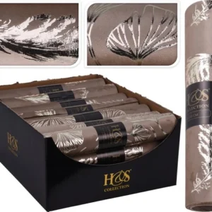 Noël - Chemin de Noël - Lot de 2 - Chemin de table - 2 Designs - Tissu déco - Beige - 28x150cm