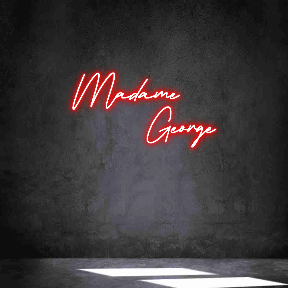 Néon personnalisé: Madame George