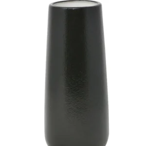 Vase cylindrique gris charbon (grand) Nostalgia