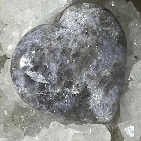 Coeur Lépidolite Oasis de Cristal Inc