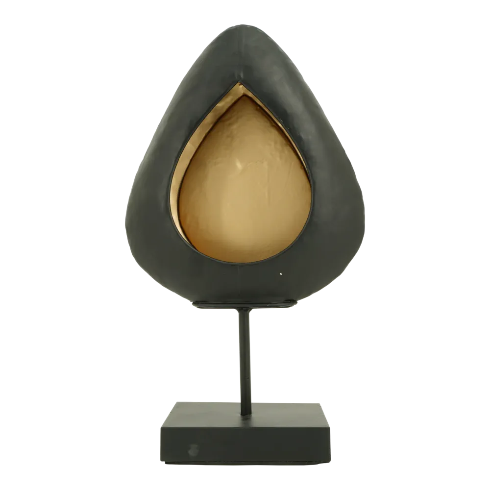 Oeuf goutte sur pied 39,6x13x59,5cm