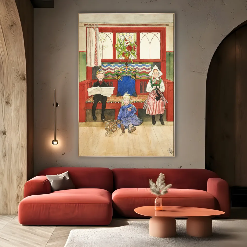 Père, Mère, Enfant, Carl Larsson OGC