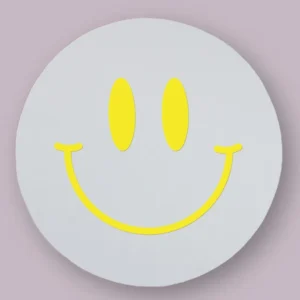 Miroir - Smiley jaune OLALA
