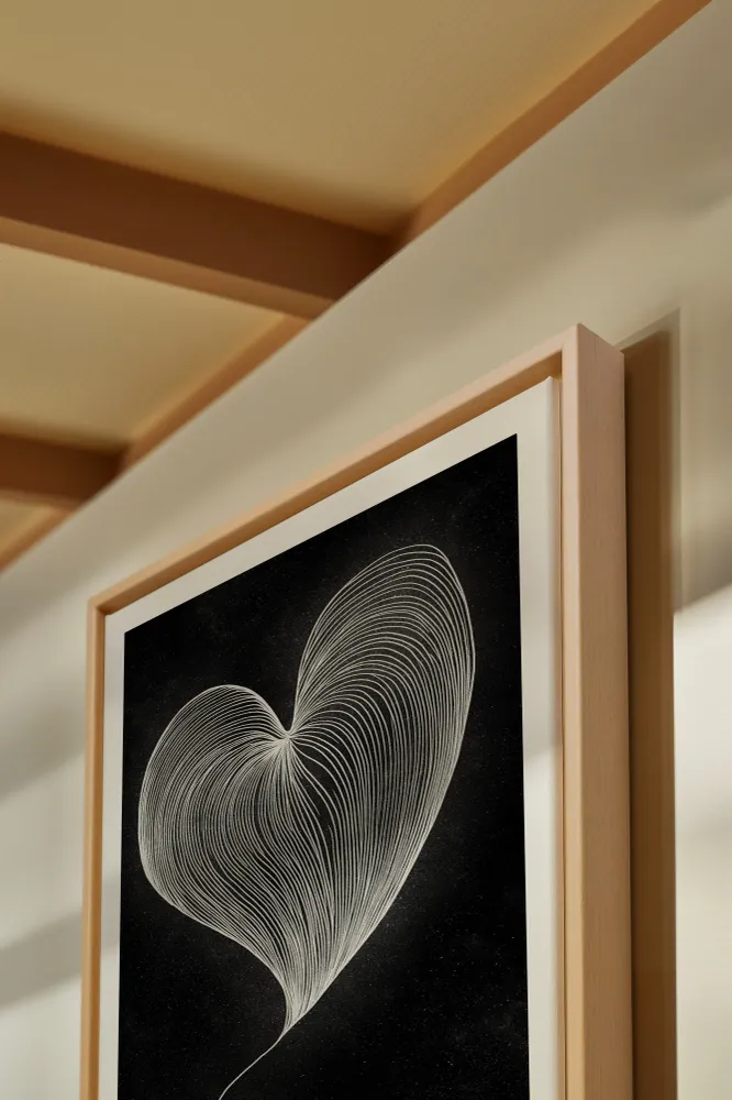 SILENT PULSE, Oeuvre sur toile étirée Oleka Canvas