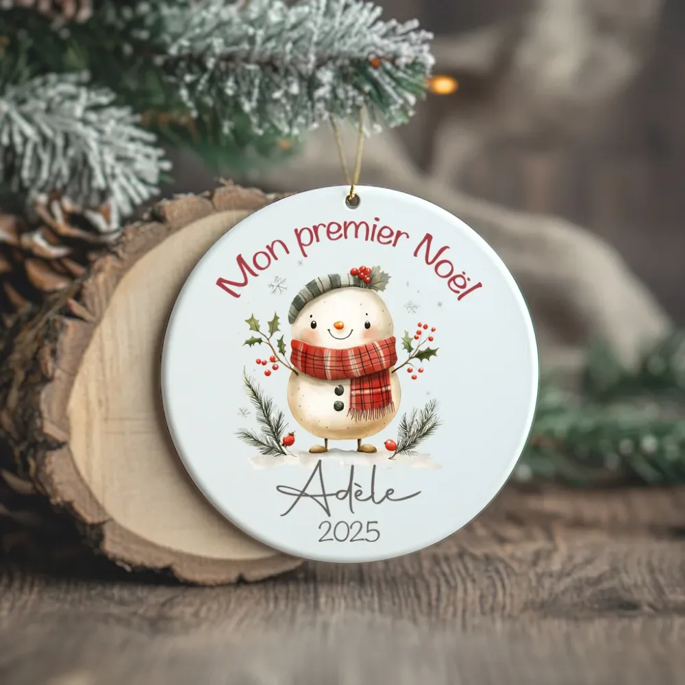 Mignon bonhomme - Ornement/Boule de Noël OLEOOPS