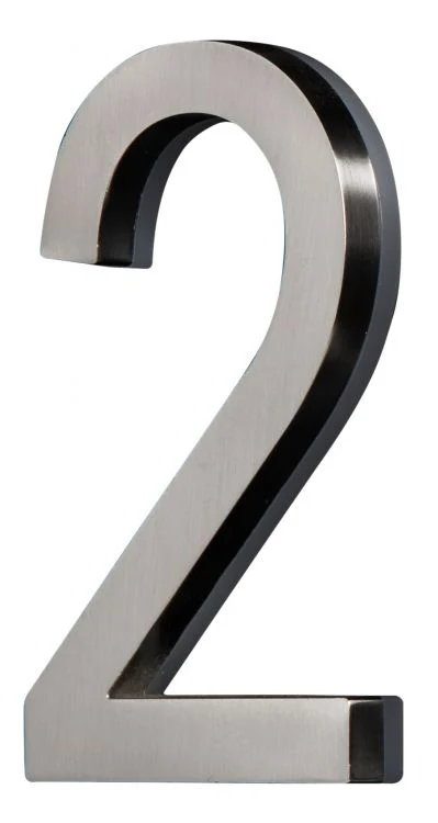 Chiffre DEL rétroéclairés - Nickel satiné Onward