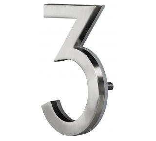 Chiffre DEL rétroéclairés - Nickel satiné Onward